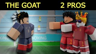 Can 2 Pro Players beat the GOAT of Touch Football? (Roblox Soccer) screenshot 3