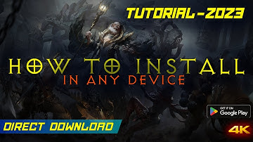 INSTALL DIABLO IMMORTAL ON NOT COMPATIBLE DEVICES - 2023 - (Direct Download)
