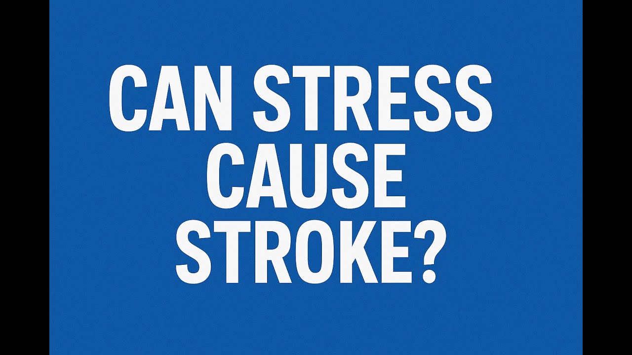 Stress can cause a Stroke. YouTube