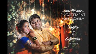 || Engagement Ceremony  Animation Video Album || Sagar & Sukanya || By Sanjay Warvadekar ||