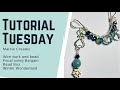 Tutorial Tuesday-wire and bead focal with Bargain Bead Box Winter Wonderland