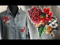 DIY Переделка рубашки Переделка одежды Tutorial Как декорировать рубашку Сам себе дизайнер Бохо