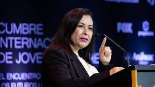 Rossana Briceño, Primera Dama de Belice en la Cumbre internacional de Jóvenes Líderes