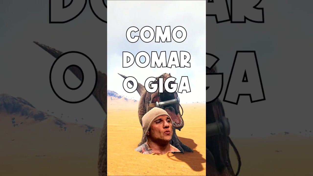 Como domar GIGANOTOSSAURUS Ark Survival Evolved  