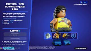 How to get TRUE EXPLORERS QUEST PACK in Fortnite for FREE