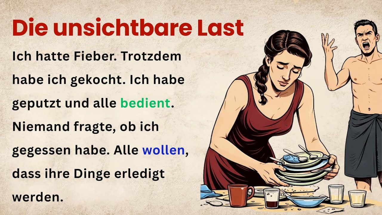 Learn German with stories | Simple story for A1–A2 listening comprehension & vocabulary