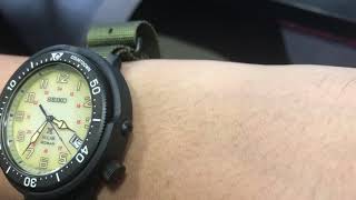 Seiko Prospex Fieldmaster LOWERCASE SBDJ029 - on my wrist - YouTube