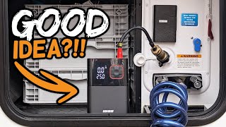 Winterizing & Blowing Out Water Lines on RV // Imagine XLS 21BHE with Kohree Portable Air Compressor