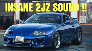 Brutal Supra Mk4 2Jz Turbo Sound ! #2