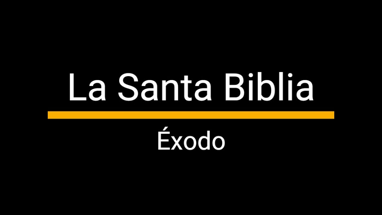 La Santa Biblia – Éxodo | Biblia en Audio con Pantalla Negra para Comodidad Visual