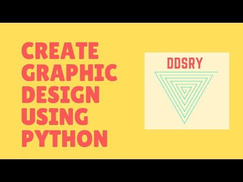 DDSRY- | Python Graphic Design Tutorial For Beginner | Python Tutorial | Python by DDSRY | Be Unique