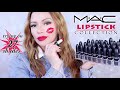 MAC LIPSTICK TRY ON | REVISITING 27 POPULAR SHADES