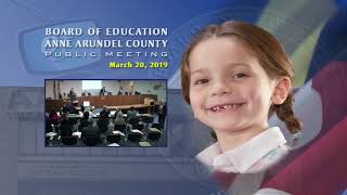 BOE 3-20-2019 General Session Meeting