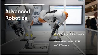 NPTEL Advanced Robotics Week 1 PMRF Problem Solving Session