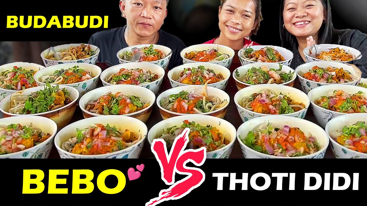 20 Massive bowl Thukpa Challenge With @BEBO2002.  | Dharan Food Hunt | Food Challenge