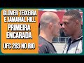 PRIMEIRA ENCARADA DO GLOVER TEXEIRA E JAMAHAL HILL - UFC DE VOLTA AO BRASIL