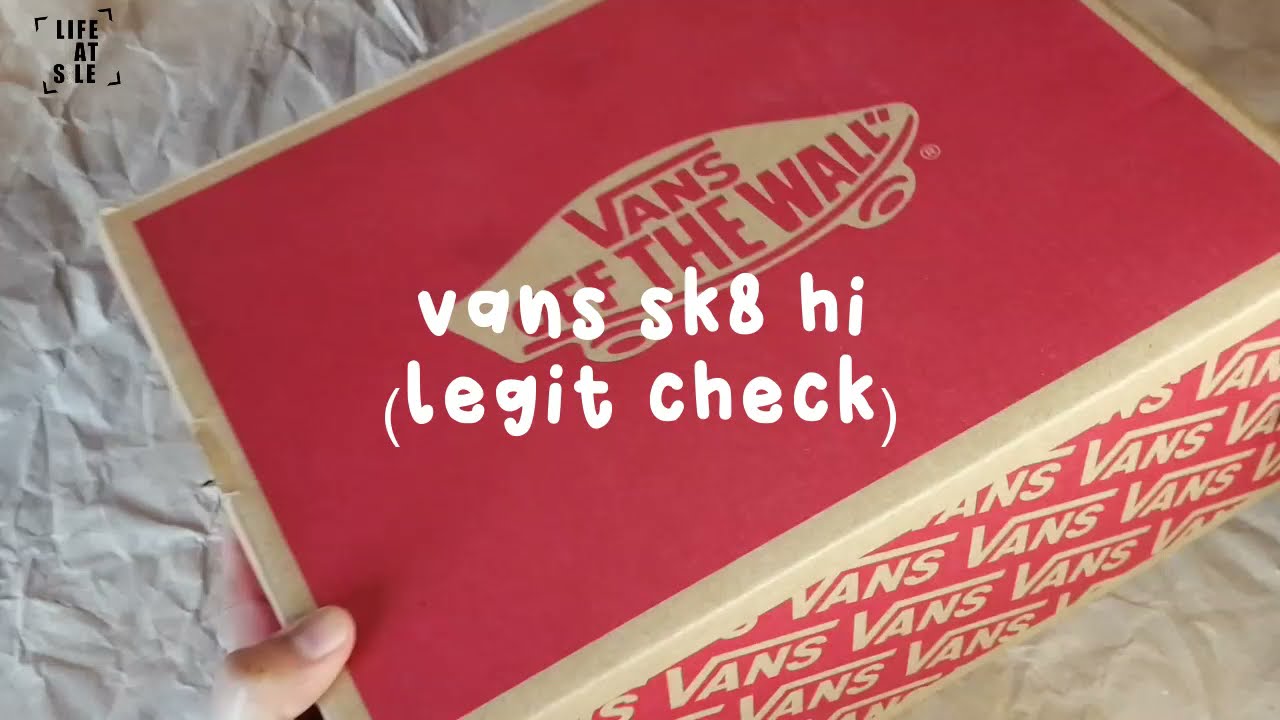 vans sk8 hi legit check