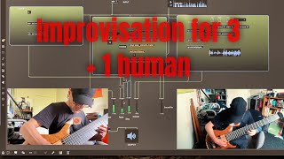 Co-Improvisation for 3 + 1 human #dicy2 #cocreativeimprovisation