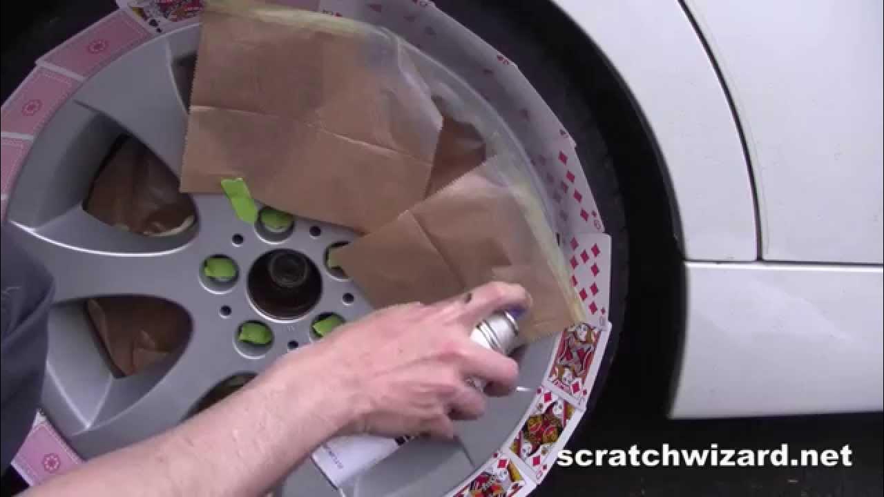 Car Wheel Scratch Repair Kit Alloy Rim Scrapes Scratches Remover