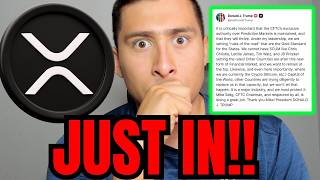BREAKING XRP CRYPTO NEWS!!! TRUMP PROTECTION?!