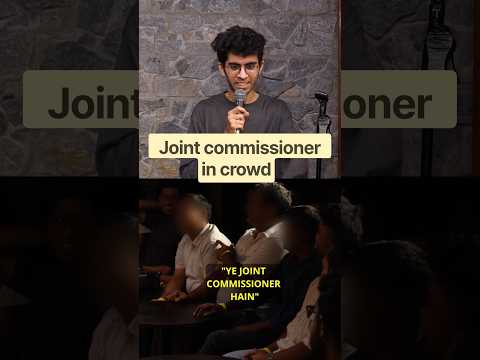 Joint Commissioner in Crowd  #standupcomedy #indiasgotlatent #crowdwork