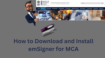 How to Download and Install emSigner for MCA Portal / How to Set emSigner for MCA Digital Signatures