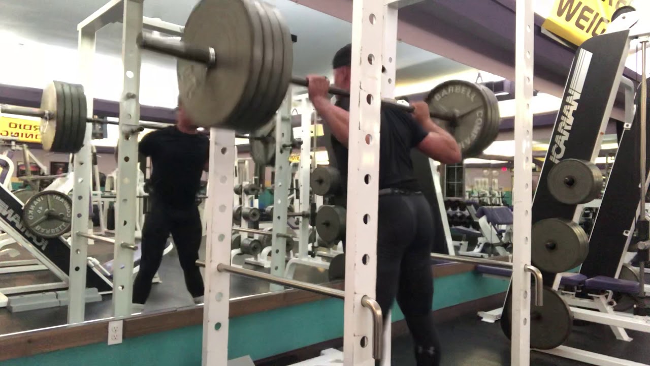 405 High Bar Pause Squat (easy) YouTube