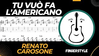 Tu vuò fa l'americano (Renato Carosone) - Tutorial Accordi Chitarra