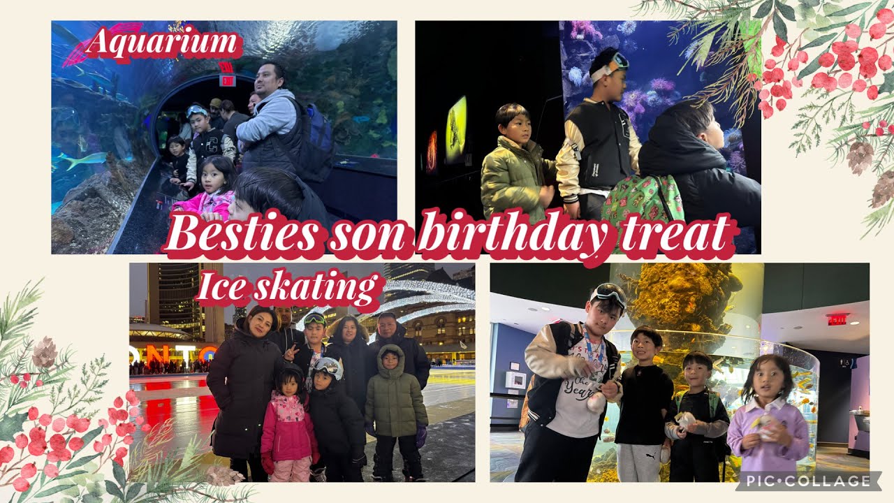 Paksam birthday treat to Ripleys Aquarium of Toronto ,2026 |Famous Ice skating place|Vlog-566