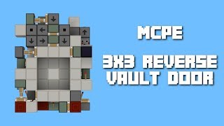 MCPE 3x3 Inverted Funnel Door @PiStudios