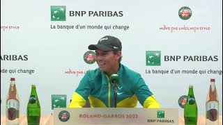 Rafael Nadal Press conference / R4 RG'22 by Tanika Molvi 46,400 views 2 years ago 23 minutes