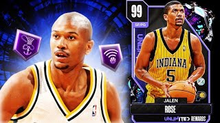 *FREE* DARK MATTER JALEN ROSE GAMEPLAY!! AN ELITE FREE 6'8 POINT GUARD IN NBA 2K24 MyTEAM!!