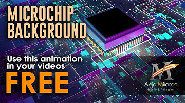 Use this HD animation in your videos completely free. Blue Microchip Background. Cinema 4D