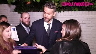 Ryan Reynolds & Warren Beatty Arrive To The GQ Men Of The Year Party At The Chateau Marmont