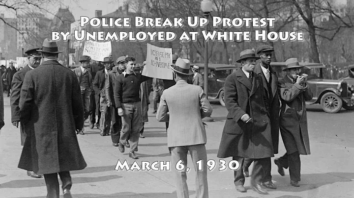 Police Break Up Jobless Protest at the White House...