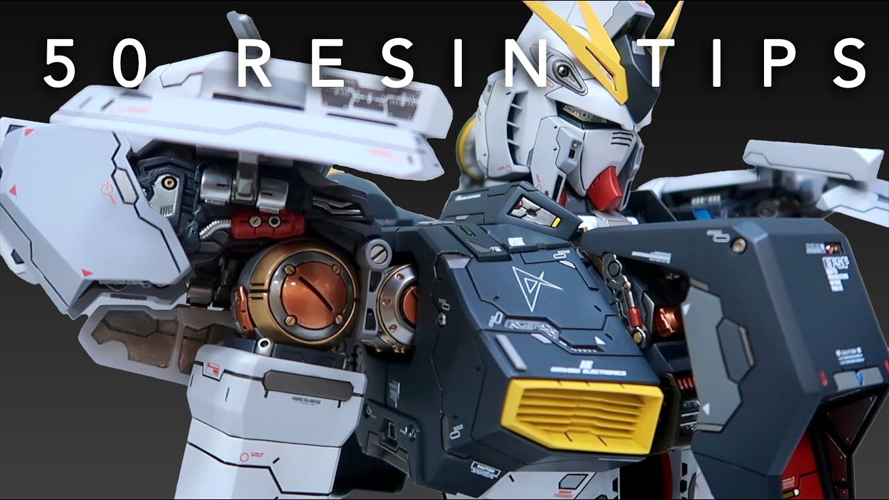 Как собрать и покрасить Gunpla из смолы как профессионал