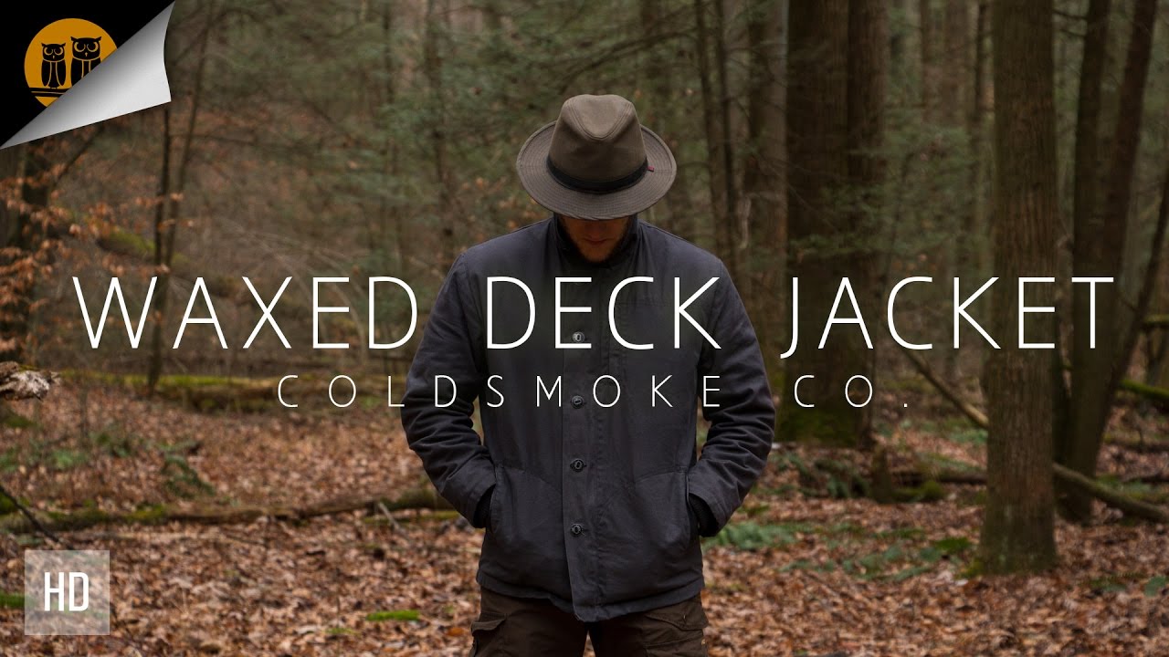 waxed deck jacket