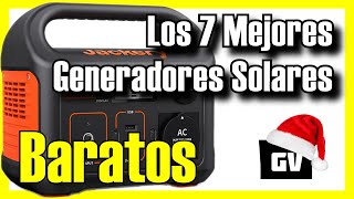 ⚡☀ Los 7 MEJORES Generadores Solares BARATOS de Amazon [2024]✅[Calidad/Precio] Portátiles