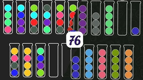 Ball Sort Puzzle Game Level - 76 Walkthrough Android Gameplay | Puzzle Game