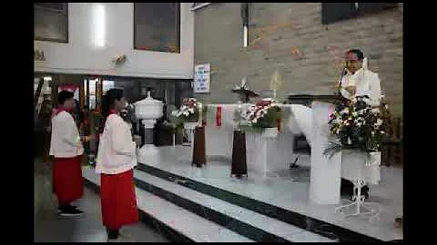 Inaugural ceremony of the Blessed Sacrament Chapel