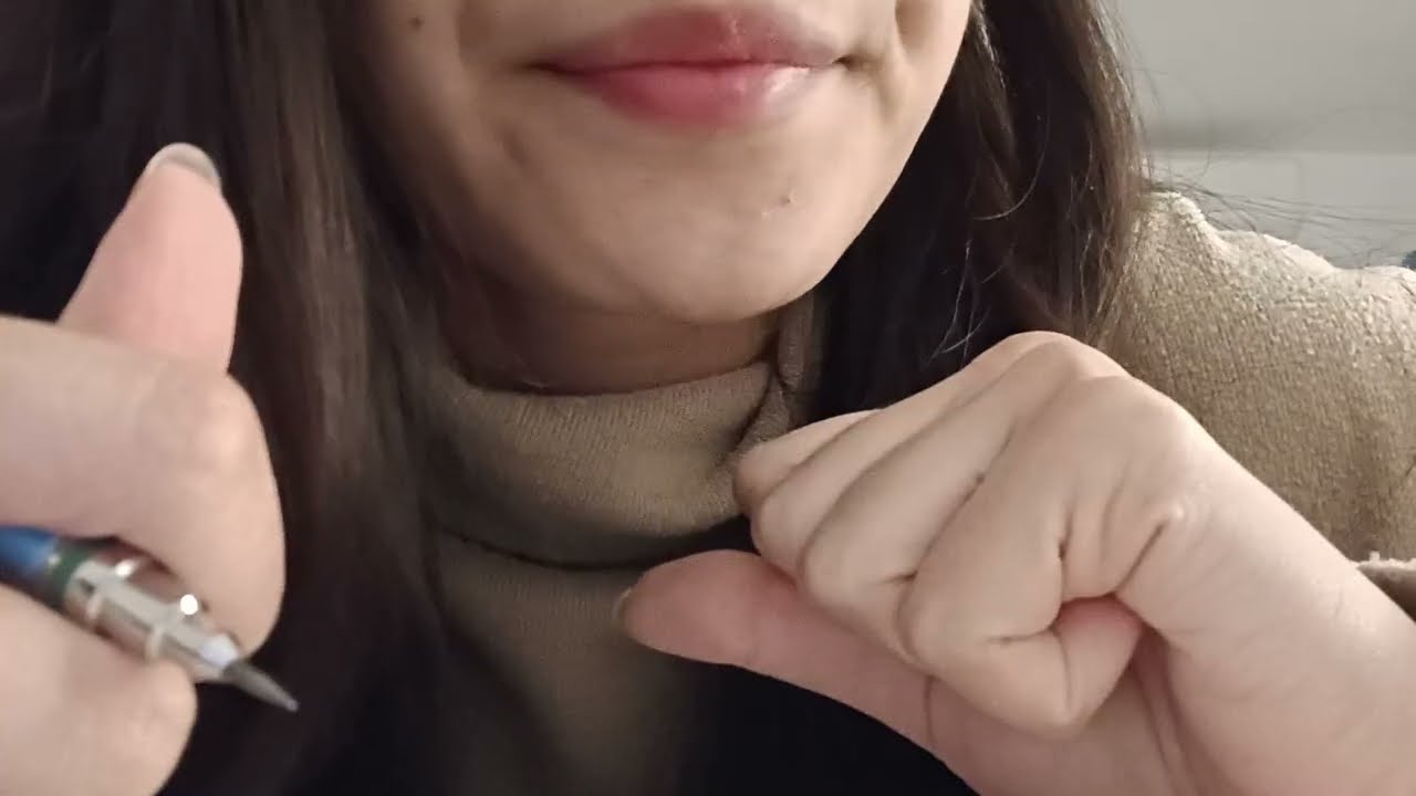 ASMR haciendo origami y dibujando