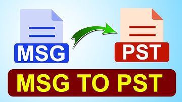 Batch Export Outlook MSG to PST Files | Free Trick to Use MSG to PST Converter