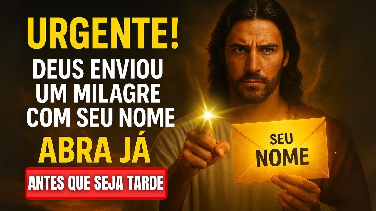 URGENTE! DEUS ENVIOU UM MILAGRE COM SEU NOME — ABRA JÁ!