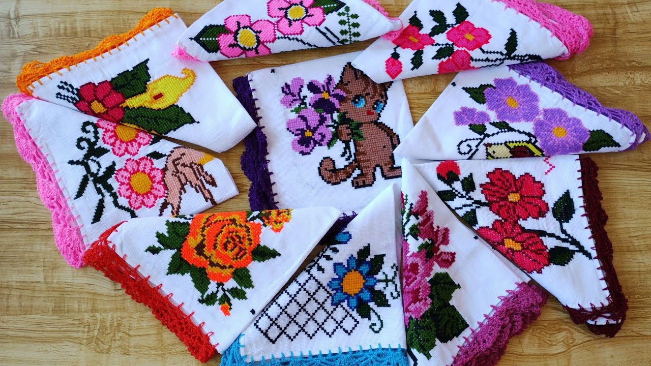 🐱🐦10 Hermosas Servilletas De Recuerdo 🌺🌻