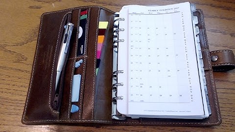 Filofax Malden Personal Ochre | Couple