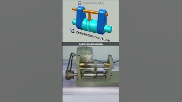Cam mechanism #mechanical #engineering #mechanism #cad #solidworks #engenharia