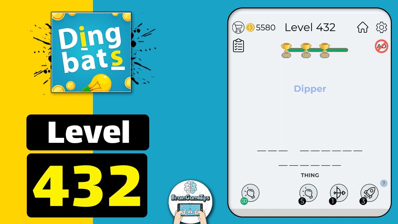 Dingbats - Word Games & Trivia - Level 432 Dipper Answer