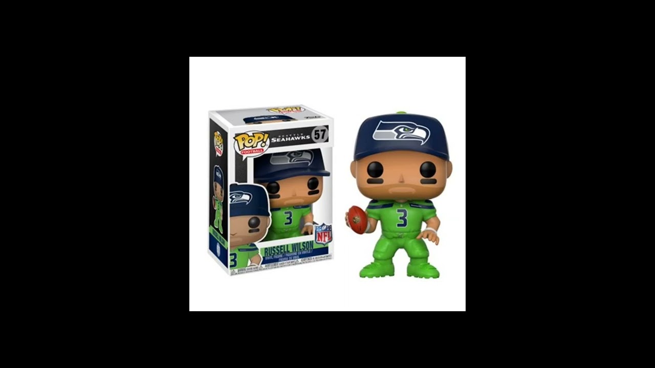 NFL Russell Wilson Seahawks Color Rush Wave 4 Pop! Vinyl Figure #57