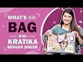 Whats In My Bag With Kratika Sengar Dheer  Bag Secrets Revealed