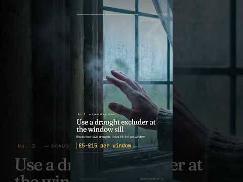 10 Ways to Stop Draughts Around Windows — video thumbnail